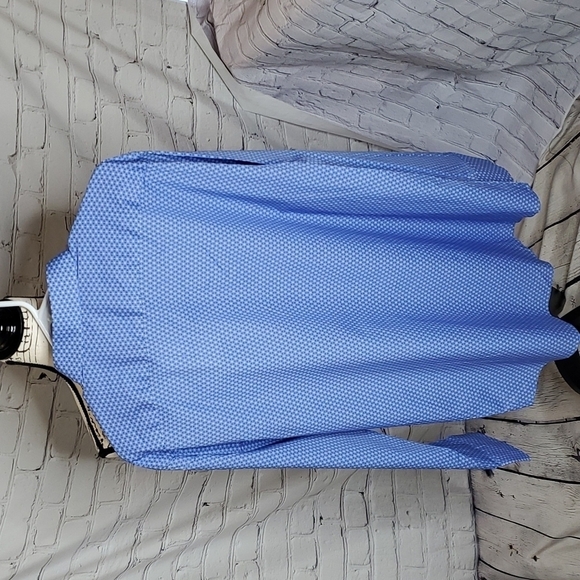 Zachary Prell Stretch Haidara Button Down in Cornflower Size XL NWT - Picture 3 of 8